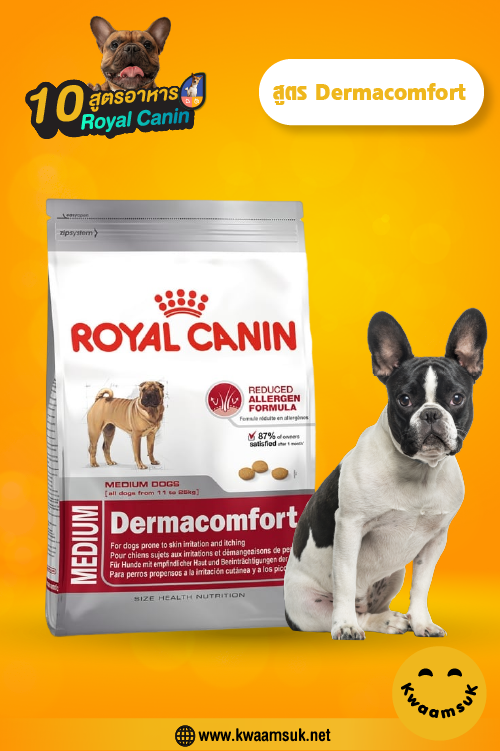 Royal Canin สูตร Dermacomfort